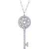 Подвеска Tiffany & Co Petals Platinum Key (22420) №2