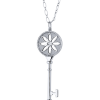 Подвеска Tiffany & Co White Gold Diamond Key Pendant (22314) №2
