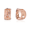Серьги Bvlgari Parentesi Rose Gold Diamonds Earrings (22780) №2