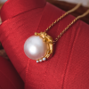 Подвеска Carrera y Carrera Panther Yellow Gold Pearl Pendant (22956) №4