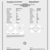 Пусеты  с бриллиантами 2,34 J/VS2 — 2,50 L/VS1 МГУ (23144) №5