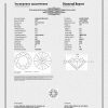 Пусеты  с бриллиантами 2,34 J/VS2 — 2,50 L/VS1 МГУ (23144) №6