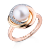 Кольцо Cartier Trinity de Pearl Diamond Gold Ring B4092200 (23115) №2