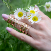Кольцо Repossi Berbere Rose Gold 7 Row Diamonds Ring (20971) №4