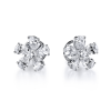 Серьги GRAFF Pearshape and Round White Diamond Flower Earrings 4.40 ct GE 17230 (23290) №3