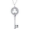 Подвеска Tiffany & Co White Gold Diamond Key Pendant (23175) №3