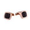 Запонки Chaumet Dandy Rose Gold Ebony Cufflinks (23566) №2