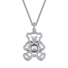 Подвеска Chopard Happy Diamonds Teddy Bear White Gold Diamonds Pendant 797690-1003 (23505) №2