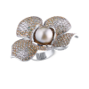 Кольцо Paolo Bongia Flower Diamonds Pearl Ring (23889) №5