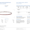 Браслет RalfDiamonds White Gold Diamonds and Ruby 4,50 ct Bracelet (24285) №6