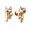 Серьги Cartier Panthere Yellow Gold Earrings (24230) №2