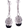 Серьги Carrera y Carrera Gardenias White Gold with Onyx and Diamonds Earrings DA11554-020708 (24130) №2