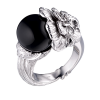 Кольцо Carrera y Carrera Gardenias White Gold with Onyx and Diamonds Ring DA11556-020708 (24132) №2