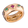 Кольцо Cartier Yellow Gold Multi-Gemstone Ring 1994 (24165) №2