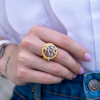 Кольцо Carrera y Carrera Tao Bamboo Yellow Gold & Diamonds DA10514 (19922) №4