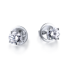 Пусеты GRAFF Platinum and White Gold 1.03 ct F/VVS2 -1.03 ct F/VVS2 Earrings GE12926 (24395) №5