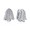 Серьги Piaget Tulip White Gold Diamond Earrings (24498) №3