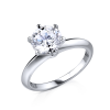 Кольцо HRD Antwerp в стиле Tiffany & Co 2.06 ct G/IF HRD (25106) №3