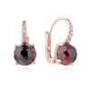 Серьги MIMI Happy Rose Gold Garnet Earrings OK501R8GB (24556) №2