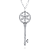 Подвеска Tiffany & Co Daisy Platinum Diamond Key Pendant (24533) №3