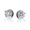 Пусеты Mercury Solitaire Earrings in White Gold 1.00 ct E/VS1 1.01 ct E/VS1 ME100WRD (26931) №4