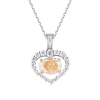 Подвеска GIA с бриллиантом 1,15 ct Fancy Light Yellow/VS1 (27288) №3