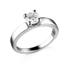 Кольцо  с бриллиантом 0,73 ct J/VS2 МГУ (27429) №3