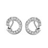 Серьги Chopard Diamond Hoop White Gold Earrings 84/6907 (27859) №2