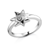 Кольцо Chopard Happy Diamonds White Gold Star Ring 82/6720 (27863) №2