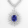 Колье Damas Jewellery Natural Tanzanite 19.21 ct & Diamonds 64.23 ct White Gold Necklace (28010) №6