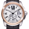 Часы Cartier Calibre De 18K Rose Gold & Steel 3389 (28623) №3