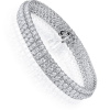 Браслет Mercury Classic White Gold Diamonds Bracelet MB17289/WG/3SM (28858) №3