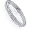 Браслет Mercury Classic White Gold Diamonds Bracelet MB17289/WG/3SM (28858) №6