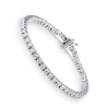 Браслет  Tennis 4,09 ct. G/VS1 White Gold Diamonds Bracelet (28689) №2