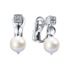 Серьги Bvlgari Lucea White Gold Diamond Pearl Earrings (29507) №3