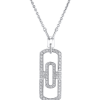 Подвеска Bvlgari Parentesi White Gold Diamond Pendant (29668) №6