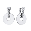 Серьги Chaumet White Gold Diamonds Disk Earrings (29911) №2