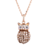 Подвеска Pippo Perez Owl Rose Gold Brown Diamonds Pendant (29530) №2