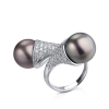 Кольцо Schoeffel Shoeffel Tahitian Pearl White Gold Diamonds Ring (29678) №2