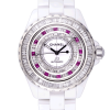 Часы Chanel J12 38mm White Ceramic Automatic Diamond Bezel Diamond (30191) №4