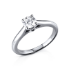 Кольцо Cartier Solitaire 0,53 ct G/VVS1 Platinum Ring (30107) №3