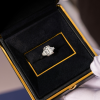 Кольцо GRAFF Platinum White Emerald Cut Diamond Promise Ring 2.42 ct GR (30470) №8