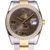 Часы Rolex Datejust 36 mm Flower Dial Diamond Bezel 116243 (30140) №3