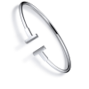 Браслет Tiffany & Co T Wire White Gold Bracelet (30407) №2