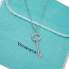 Подвеска Tiffany & Co White Gold and Diamonds Oval Key Pendant (30596) №5