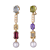 Серьги Bellini Gioielli Yellow Gold Multistone Earrings (31018) №2