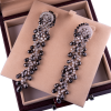 Серьги Gaspari White & Black Diamonds Earrings EC4884 B103527 (30883) №6