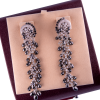 Серьги Gaspari White & Black Diamonds Earrings EC4884 B103527 (30883) №7