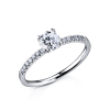 Кольцо IGI Antwerp с бриллиантом 0,50 ct E/VS1 IGI (30894) №3