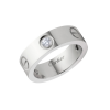 Кольцо Cartier Love 3 Diamonds White Gold B4032500 (32031) №2